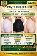 PANTY LEVANTA COLA Y CONTROL ABDOMEN
