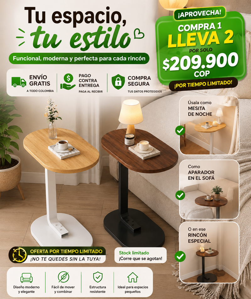 Mesa Auxiliar Multifuncional